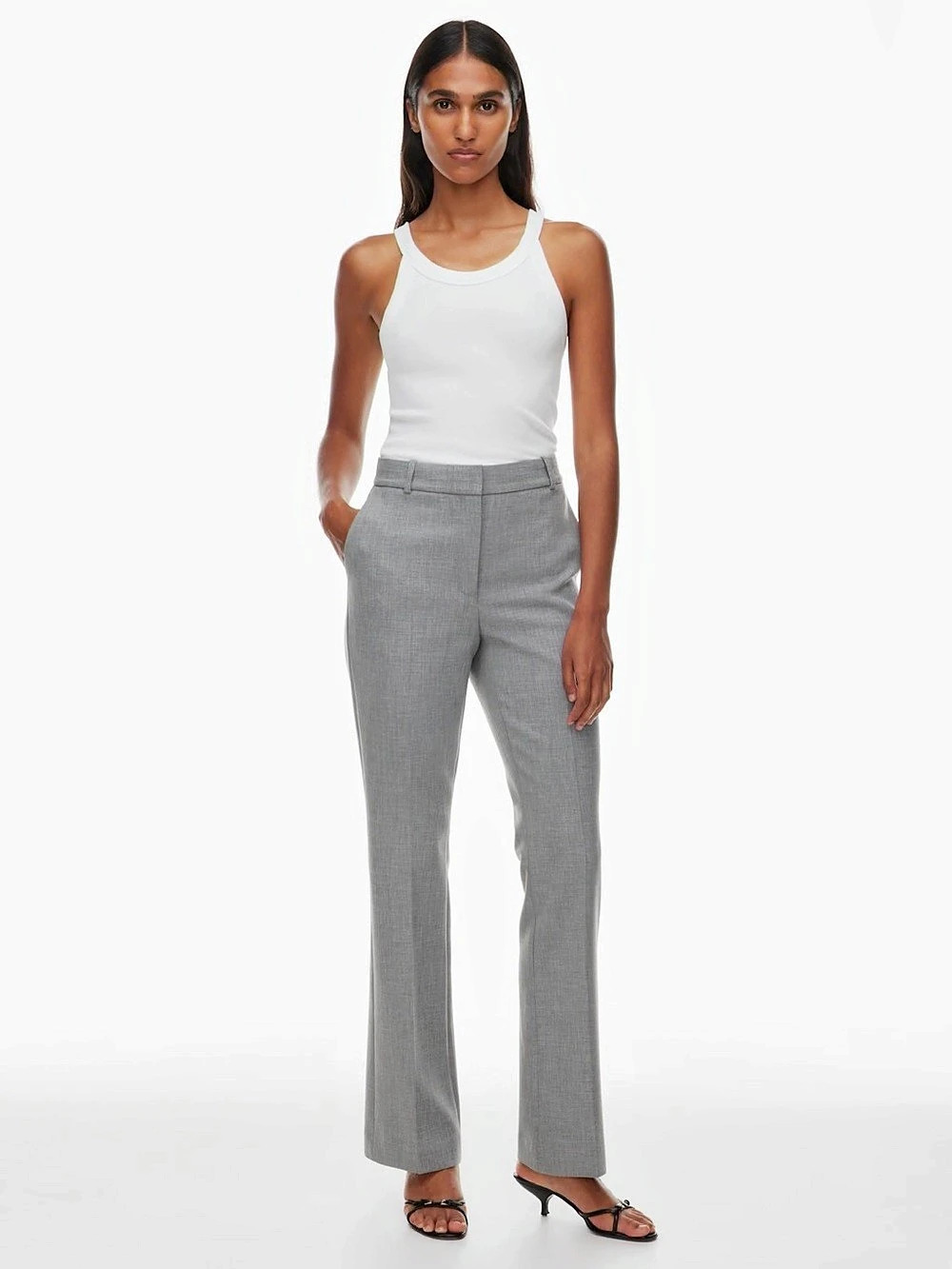 Babaton Program Pant Heather Medium Grey
